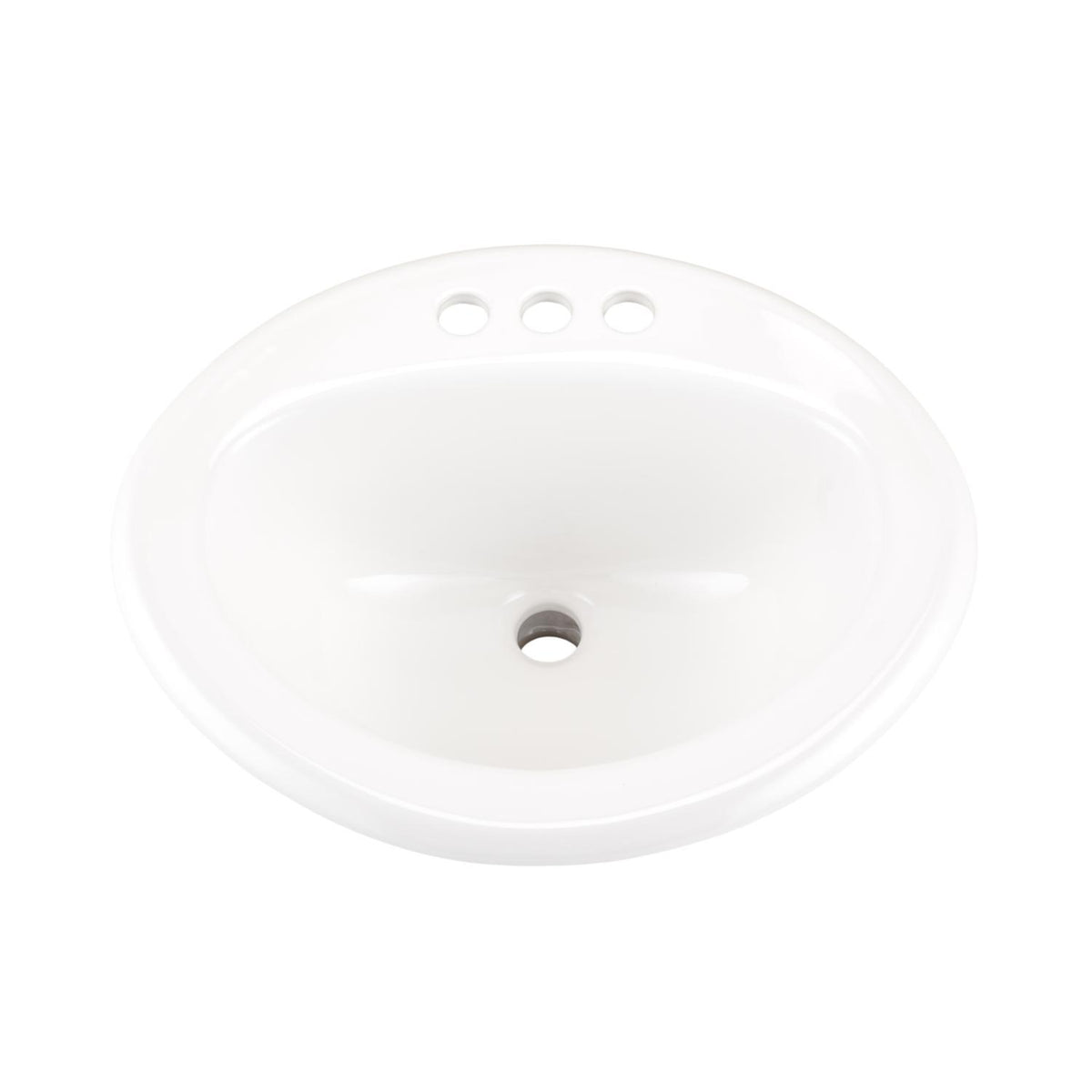Luxoval - 20" Self-Rimming Bathroom Sink - Vitreous China