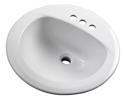 Maxwell - 19-1/4" Self-Rimming Bathroom Sink - Drop-in