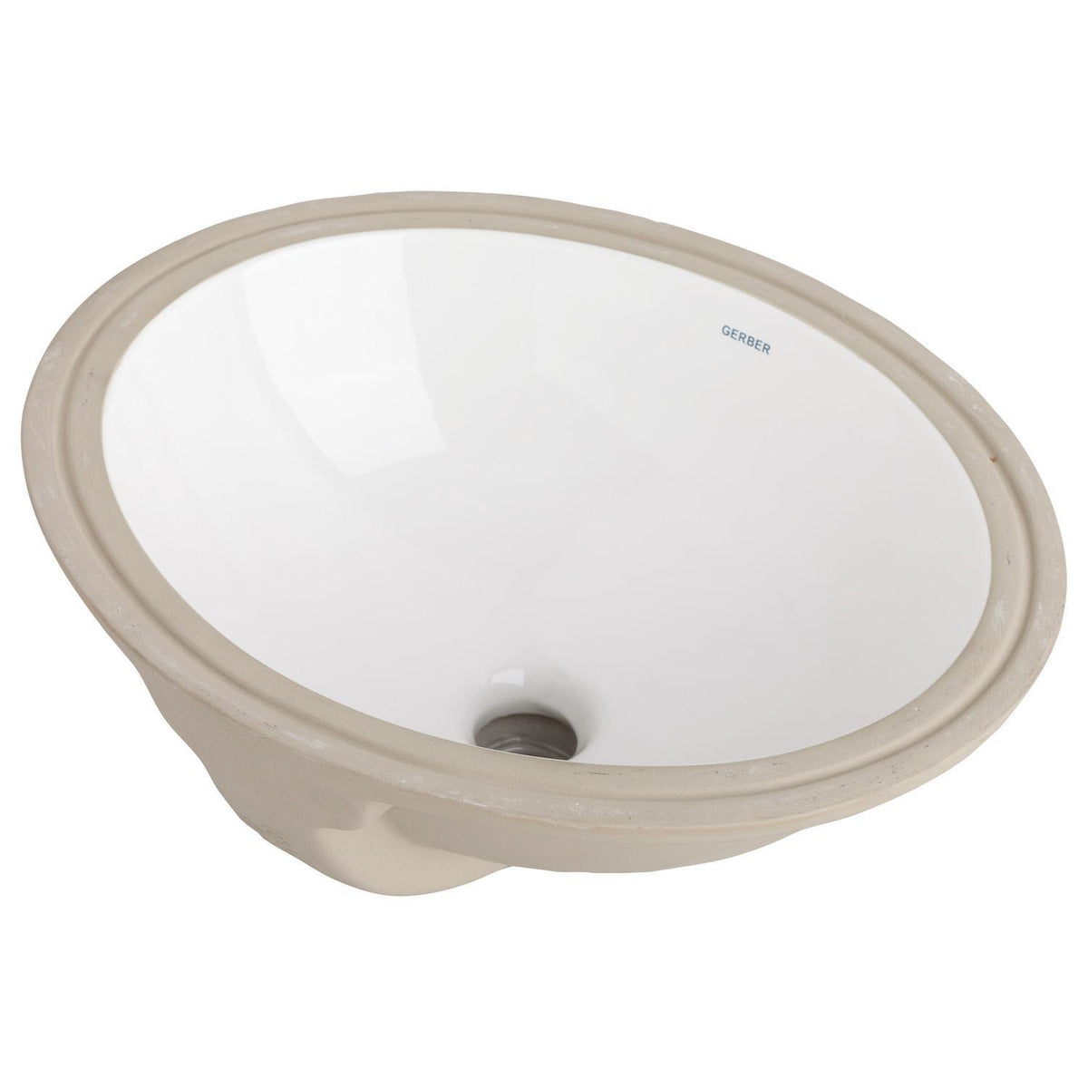 Luxoval - 17-5/8" Undercounter Bathroom Sink - White