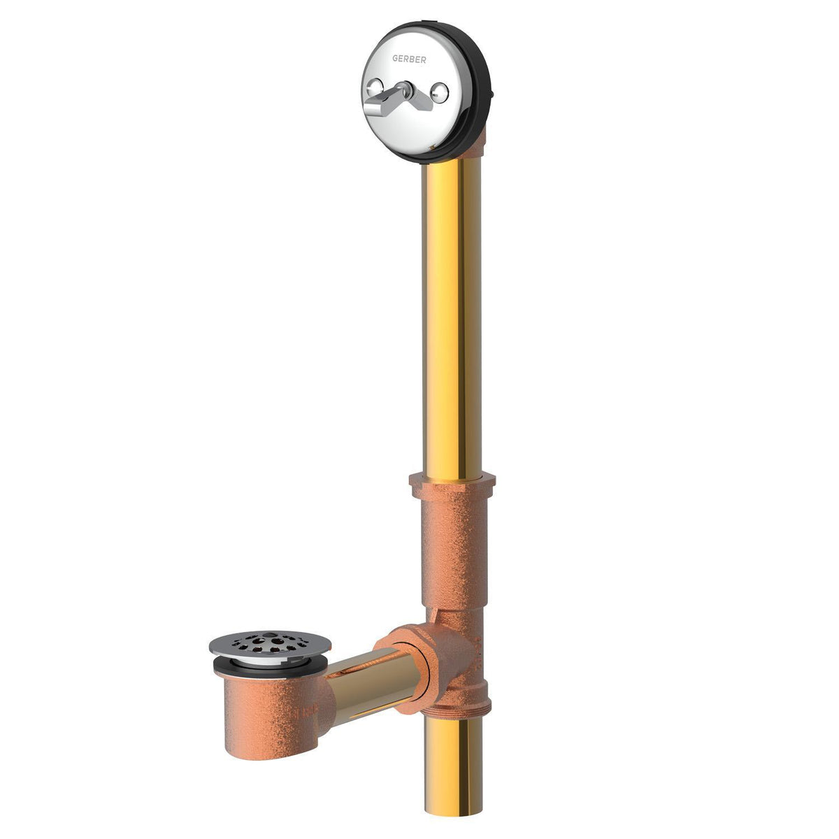 41-812 Series - Trip Lever Bath Drain - 20 Ga Brass