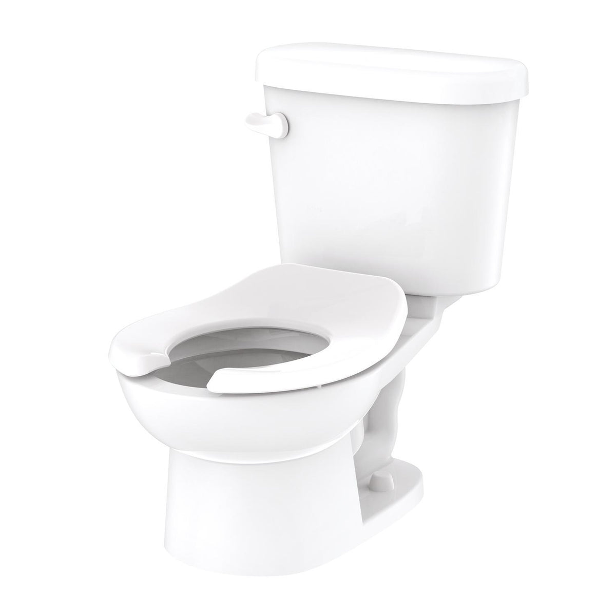 Gerber® GHE20601 2-Piece Toilet, PeeWee™ Children, Round Front Bowl, 11-1/4 in H Rim, 10 in Rough-In, 1.28 gpf, White, Import