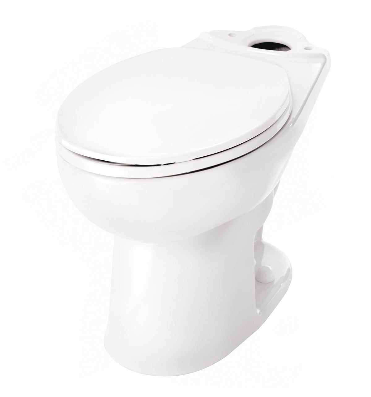 Gerber® GWS21521 Toilet Bowls, Viper, White, Elongated Shape, 12 in Rough-In, 16-3/4 in H Rim, 2 in Trapway