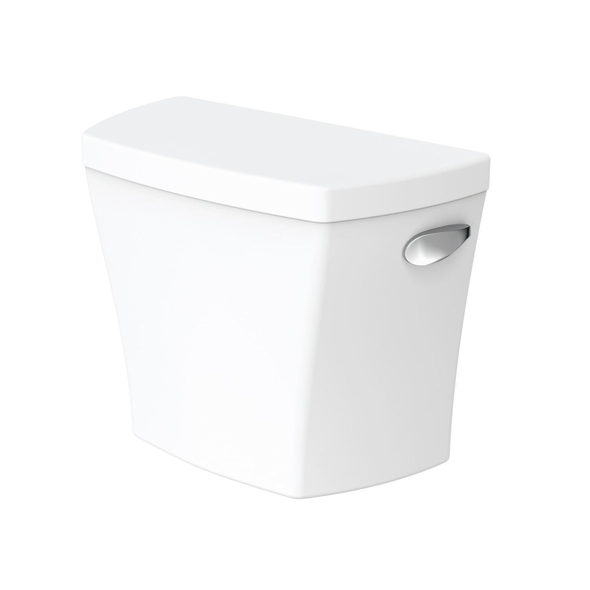 Gerber® GWS3889097 Gravity-Fed Dual-Fed Siphon Jet Toilet Tank, Avalanche, 1.28 gpf, 3 in Right-hand Trip Lever Flush, Chrome, Import