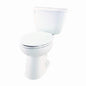 Gerber® GHE21872 Viper® ErgoHeight™ Compact Toilet Bowl, White, Elongated Shape, 10, 12 and 14 in Rough-In, 2 in Trapway