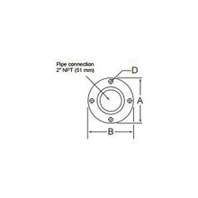 Grundfos 96409355 Flange Set, 2 in, Bronze