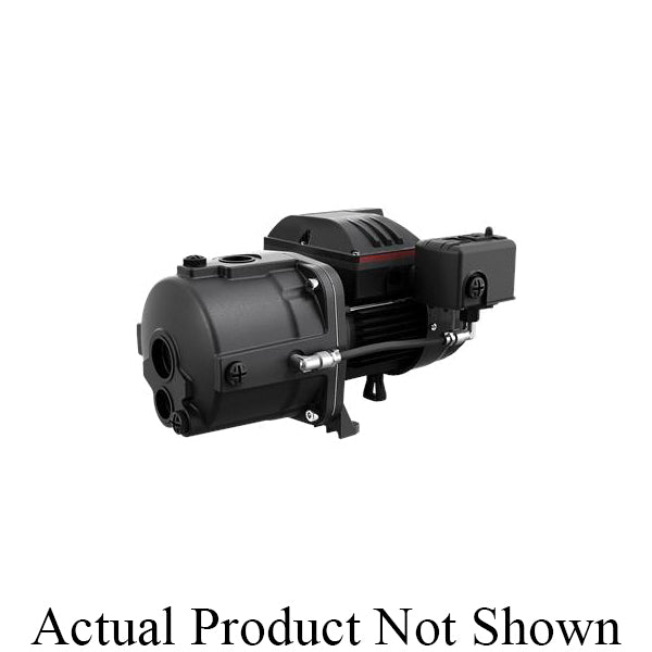 Grundfos 97855072 JP Series 1-Stage Centrifugal Jet Pump, 15.75 gpm Flow Rate, 1-1/4 in NPT Inlet x 1 in NPT Outlet, 1 ph, 1/2 hp, Cast Iron