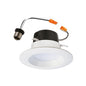 Halo LT460WH6930R LT4 All-Purpose Dimmable Trim Module, 4 in Dia Inside x 5.31 in Dia Outside, LED Lamp, For Use With LT4 Series 4 in Recessed Housing