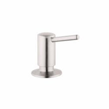 Hansgrohe 04539800 Contemporary E/S Soap Dispenser, 16 oz Capacity, Wall Mount, Metal