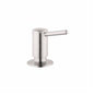 Hansgrohe 04539800 Contemporary E/S Soap Dispenser, 16 oz Capacity, Wall Mount, Metal
