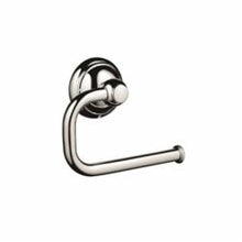 Hansgrohe 06093830 Toilet Paper Holder, Solid Brass, Polished Nickel