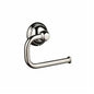Hansgrohe 06093830 Toilet Paper Holder, Solid Brass, Polished Nickel