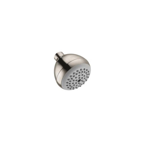 Hansgrohe 06498820 Croma E 75 1-Jet Shower Head, (1) Full Spray, 1.5 gpm Maximum, Round Head, Wall Mount