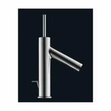 AXOR 10111821 Bathroom Faucet, Starck, Commercial, 1.2 gpm Flow Rate, 3-1/2 in H Spout, 1 Handles, Pop-Up Drain, 1 Faucet Holes, Brushed Nickel, Function: Traditional
