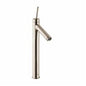 AXOR 10120821 Starck Tall Bathroom Faucet, Commercial, 1.2 gpm Flow Rate, 9-7/8 in H Spout, 1 Handles, Pop-Up Drain, 1 Faucet Holes, Brushed Nickel, Function: Traditional