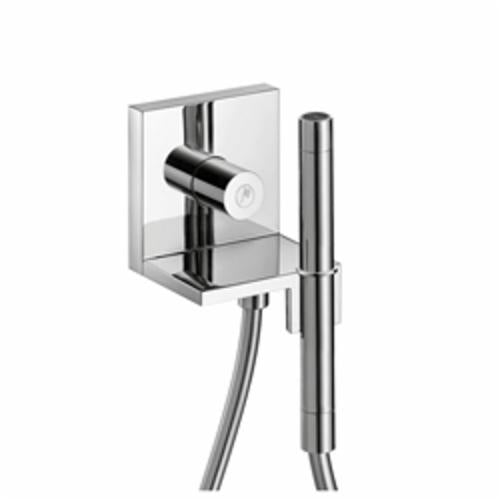 AXOR 10651001 Hand Shower Module Trim, Starck, 1-Function Shower Head, 2.5 gpm, 49 in L Hose, Polished Chrome, Import