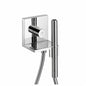 AXOR 10651001 Hand Shower Module Trim, Starck, 1-Function Shower Head, 2.5 gpm, 49 in L Hose, Polished Chrome, Import