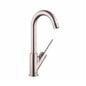 AXOR 10826801 Bar Kitchen Faucet, Starck, Steel Optik, 1 Handle, 1.5 gpm