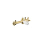 AXOR 10941181 Starck Rough-In Valve, 5-3/8 in L x 10-3/4 in H, For Use With Tub Spout, 3/4 in NPT Inlet Connection, Brass/Plastic, Import