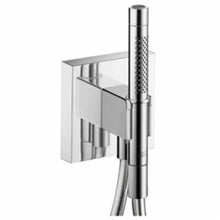 AXOR 12626001 Hand Shower Porter With Outlet and Handshower, Starck Organic, Wall Mount, Brass, Import