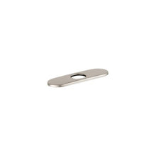 Hansgrohe 14018821 Base Plate, For Use With Traditional 1-Hole Faucet, 6 in L x 1/4 in H x 2-1/2 in W, Metal, Brushed Nickel