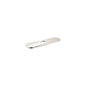 Hansgrohe 14019001 Universal Base Plate, For Use With 1-Hole Kitchen Faucet, 10 in L x 1/4 in H x 2-1/2 in W, Polycarbonate, Polished Chrome