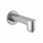 Hansgrohe 14413001 S Tub Spout, 5-7/8 in L x 1-3/8 in H, 3/4 in MNPT x 1/2 in FNPT Connection, Brass, Polished Chrome, Domestic