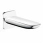 Hansgrohe 15412001 PuraVida Tub Spout, 6-5/8 in L, 3/4 in MNPT x 1/2 in FNPT Connection, Brass, Polished Chrome, Import