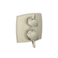 Hansgrohe 15728821 Square Trim With Volume Control and Diverter, Brushed Nickel
