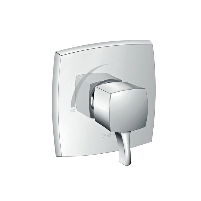 Hansgrohe 15769001 Square Pressure Balance Trim, Polished Chrome