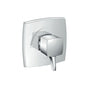 Hansgrohe 15769001 Square Pressure Balance Trim, Polished Chrome