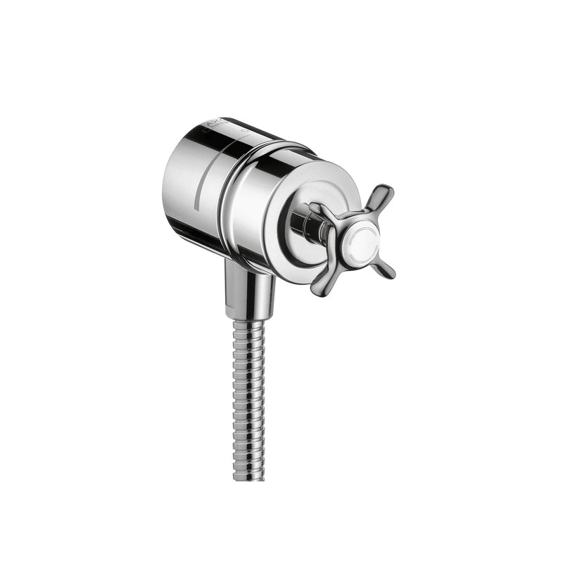 AXOR 16882001 Fix Fit Wall Outlet, Polished Chrome