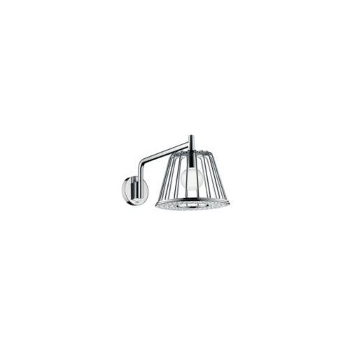 AXOR 26031001 1-Jet Nendo Lamp Shower Trim, 2.5 gpm Min, 1 Sprays, Wall Mount, 10-7/8 in Dia Head
