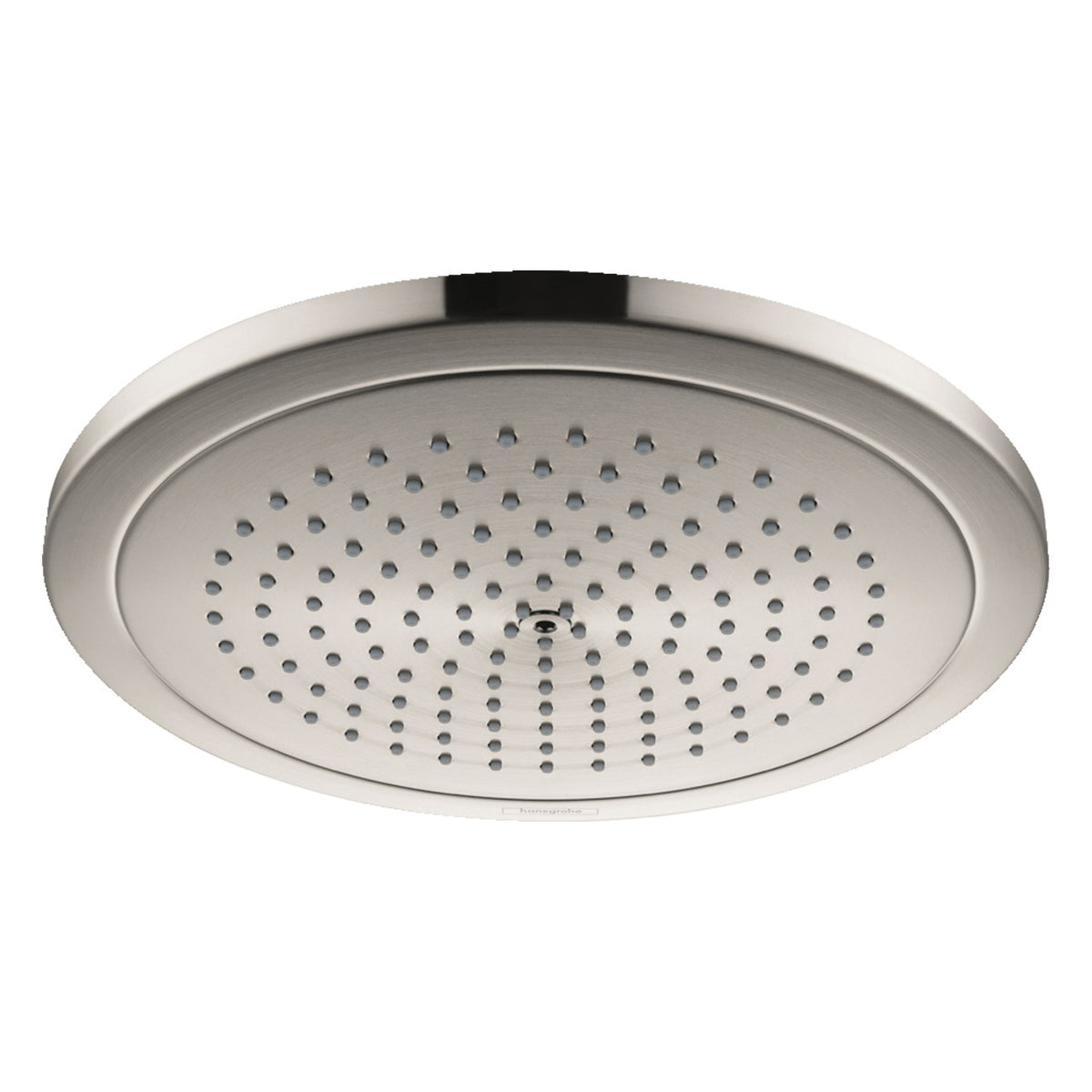 Hansgrohe 26221821 Shower Head, Croma 280, 2 gpm Flow Rate, 1 Sprays, 11 in Dia x 1/2 in H Head