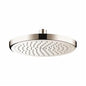 Hansgrohe 26465821 Croma 220 AIR 1-Jet Shower Head, (1) RainAir Spray, 2.5 gpm Maximum, Round Head, Ceiling/Wall Mount