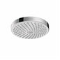 Hansgrohe 26523401 Croma Select S 180 2-Jet Shower Head, 2 gpm Flow Rate, 2 Sprays, Wall Mount, 7-3/8 in Dia x 3-3/8 in H Head