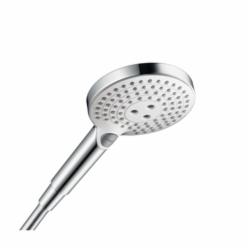 Hansgrohe 26531401 Raindance Select S 120 AIR 3-Jet Hand Shower, 2.5 gpm Flow Rate, 3 Sprays, 4-7/8 in Dia Head, 1/2 in Connection