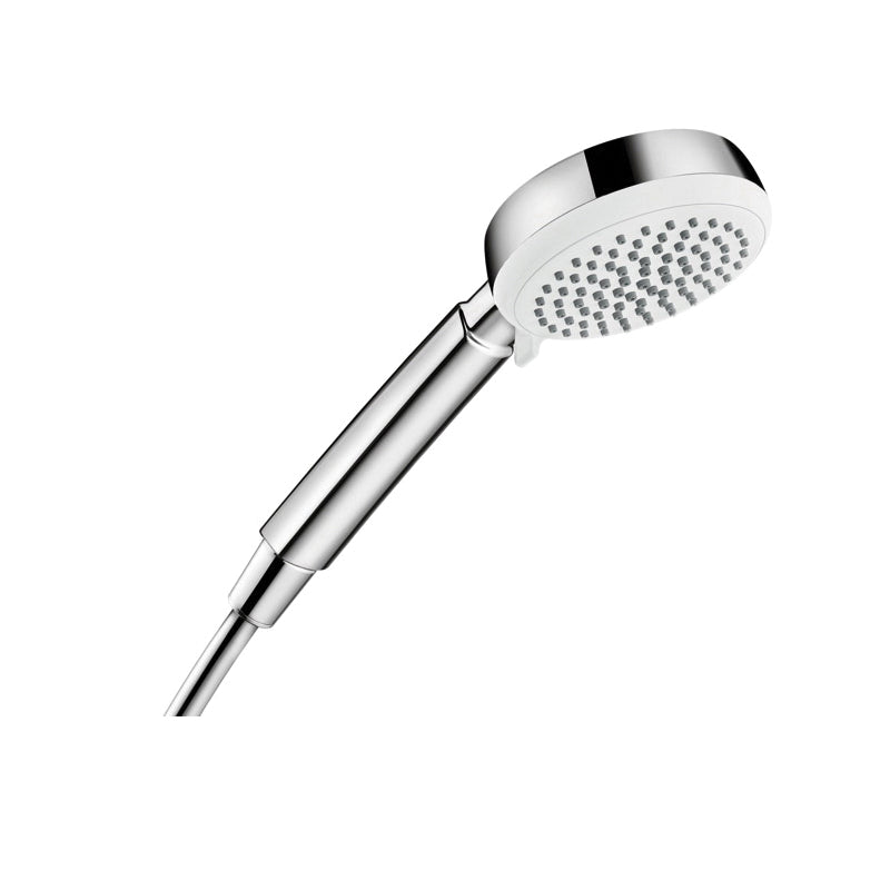 Hansgrohe 26832401 Hand Shower, Crometta 100, 3-7/8 in Dia, 1.8 gpm, G 1/2 Connection, Polished Chrome
