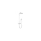 Hansgrohe 27112001 Shower Pipe, Raindance Select E 360, 1-Function Shower Head, 2.5 gpm, Rain Spray, Polished Chrome, Import