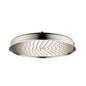 AXOR 28371831 Shower Head, Montreux 240, 2 gpm Flow Rate, 1 Sprays, 9-5/8 in Dia x 2-1/2 in H Head