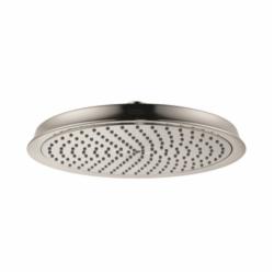 Hansgrohe 28427821 1-Jet Shower Head, Raindance C 240 AIR, 2.5 gpm, 1 Sprays, Wall Mount, 10-5/8 in Dia Head
