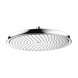 Hansgrohe 28428001 1-Jet Shower Head, Raindance C 300 AIR, 2.5 gpm, 1 Sprays, Wall Mount, 13 in Dia Head