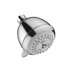 Hansgrohe 28443001 Croma E 75 3-Jet Shower Head, (3) Full/Massage/Soft Spray, 2.5 gpm Maximum, Round Head, Wall Mount