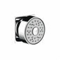 AXOR 28469001 Body Spray With Square Escutcheon, Citterio, 1/2 in NPT, For Use With: Continuous Flow Water Heater, Polished Chrome, Import