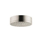 AXOR 28489821 1-Jet Shower Head, Citterio, 2.5 gpm Minimum, 1 Sprays, Wall Mount, 7-1/8 in Dia Head