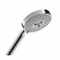 Hansgrohe 28514001 Raindance S 120 AIR 3-Jet Hand Shower, 2.5 gpm Flow Rate, 3 Sprays, 4-1/2 in Dia Head, 1/2 in Connection