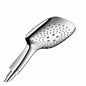 Hansgrohe 28557001 PuraVida 3-Jet Hand Shower, 2.5 gpm Flow Rate, 3 Sprays, 5-1/4 in Dia Head, 1/2 in Connection, Import
