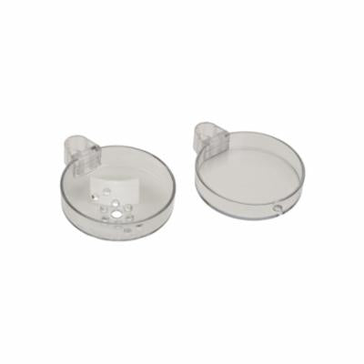 Hansgrohe 28675000 Cassetta S Double Soap Dish, 5-1/2 in D x 7/8 and 1-3/4 in H, Plastic, Polished Chrome