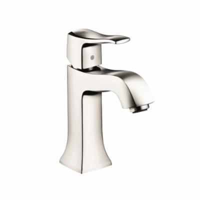 Hansgrohe 31075831 Metris C Bathroom Faucet, Commercial, 1.2 gpm Flow Rate, 3-7/8 in H Spout, 1 Handles, Pop-Up Drain, 1 Faucet Holes, Polished Nickel, Function: Traditional