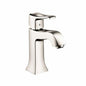 Hansgrohe 31075831 Metris C Bathroom Faucet, Commercial, 1.2 gpm Flow Rate, 3-7/8 in H Spout, 1 Handles, Pop-Up Drain, 1 Faucet Holes, Polished Nickel, Function: Traditional