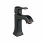 Hansgrohe 31075921 Metris C Bathroom Faucet, Commercial, 1.2 gpm Flow Rate, 3-7/8 in H Spout, 1 Handles, Pop-Up Drain, 1 Faucet Holes, Rubbed Bronze, Function: Traditional